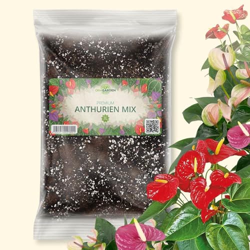 OraGarden Anthurien Erde Blumenerde für Anthurium Premium Qualität (3L)