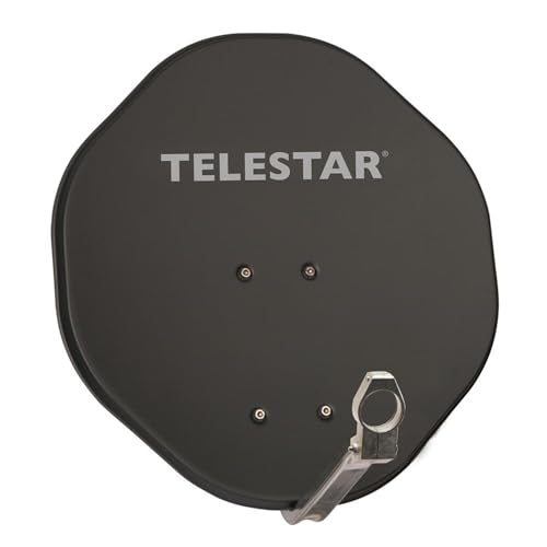 Telestar Alurapid 45 (45cm Aluminium-Spiegel, Alurapid-Halterung, 40mm LNB-Halterung) grau