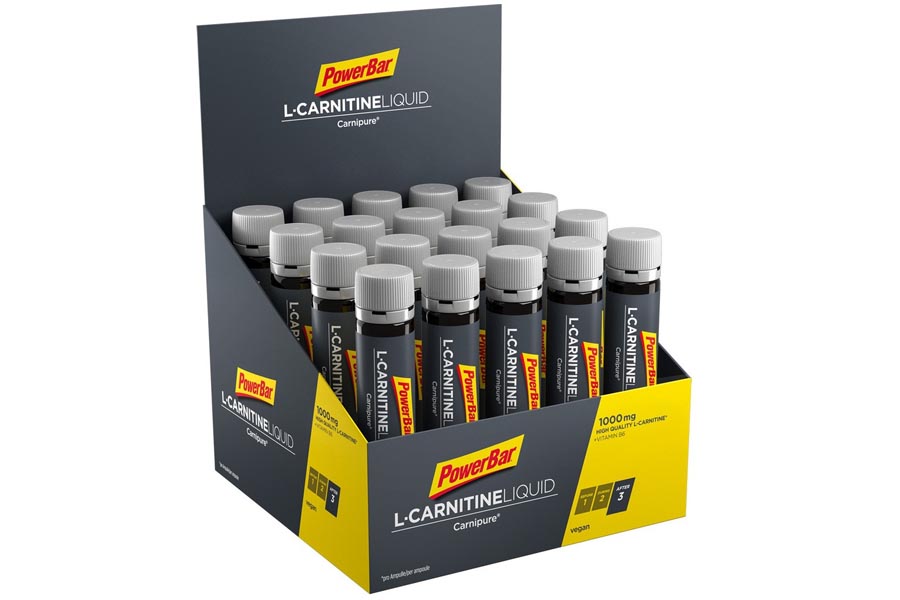 PowerBar Hochwertiges L-Carnitin Liquid - Mit 1000 mg Carnipure pro Ampulle - (20 x 25 ml)