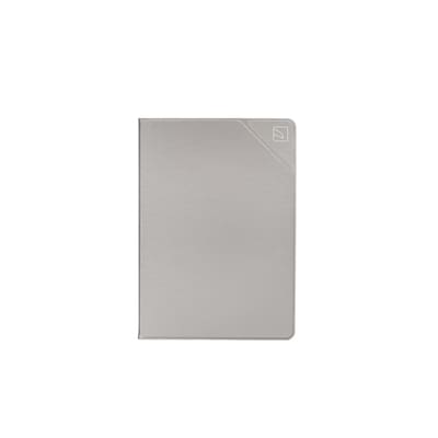 Tucano Metal Hartschalencase Schutzhülle mit Standfunktion Auto Einschlafen/Aufwachen für iPad 10,2 Zoll Silber