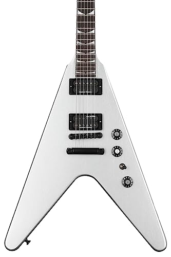 Gibson Dave Mustaine Flying V EXP Silver Metallic - E-Gitarre