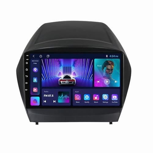 Android 12 Autoradio Für Hyundai IX35 2009-2015 9 Zoll Touchscreen Mit Rückfahrkamera Unterstützt RDS/SWC/HiFi/WiFi/Mit Wireless Carplay Android Auto Bluetooth 5.0 GPS Navigation (Size : M400S - 8 C