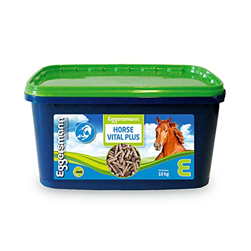 Eggersmann Horse Vital Plus - Mineralfuttermittel für Pferde Aller Art - Vitaminreiches Mineralfutter - 10 kg Eimer