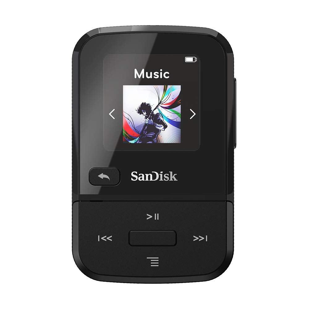 SanDisk Clip Sport Go 16GB MP3-Player Schwarz (Renewed)