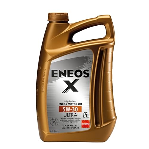 ENEOS ULTRA 5W-30 - Motoröle für Autos - 5w30 Öl - Engine Oil - für den Volkswagen Group Auto mit der LongLife Spezifikation - Vollsynthetisch mit Einzigartigen Organischen Zusätzen (4 Liter)