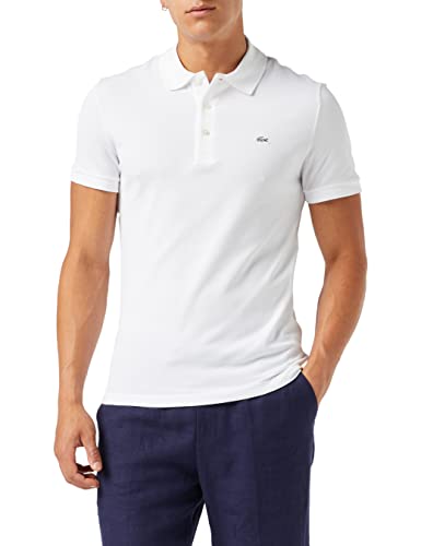 Lacoste Herren Poloshirt, Weiß (Blanc), XX-Large (Herstellergröße: 7)
