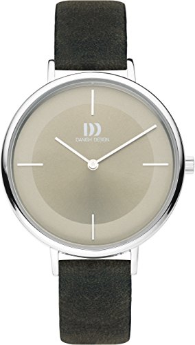 Danish Design Damen Analog Quarz Uhr mit Leder Armband IV14Q1185