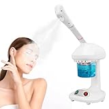 Cocoarm Gesichtssauna Gesichtsdampfer Gesicht Dampf Ozon Dämpfen Ion Sparyer Tragbare Desktop Facial Steamer 360° Dampfmaschine für Gesicht Persönliche Hautpflege Gesichtspflege