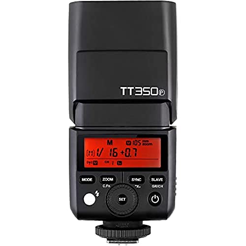 GODOX Blitzgerät TT350P Systemblitzgerät für Pentax Kameras, schwarz