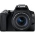 Canon EOS 250 D Digitale Spiegelreflexkamera EF-S 18-55mm IS 25.80 Megapixel Schwarz 4K-Video, Bluet