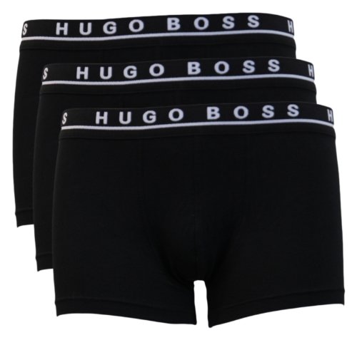 Hugo Boss 3er Pack enger Herren Boxer Shorts XL Farbe 001 3 x schwarz Trunk Pant