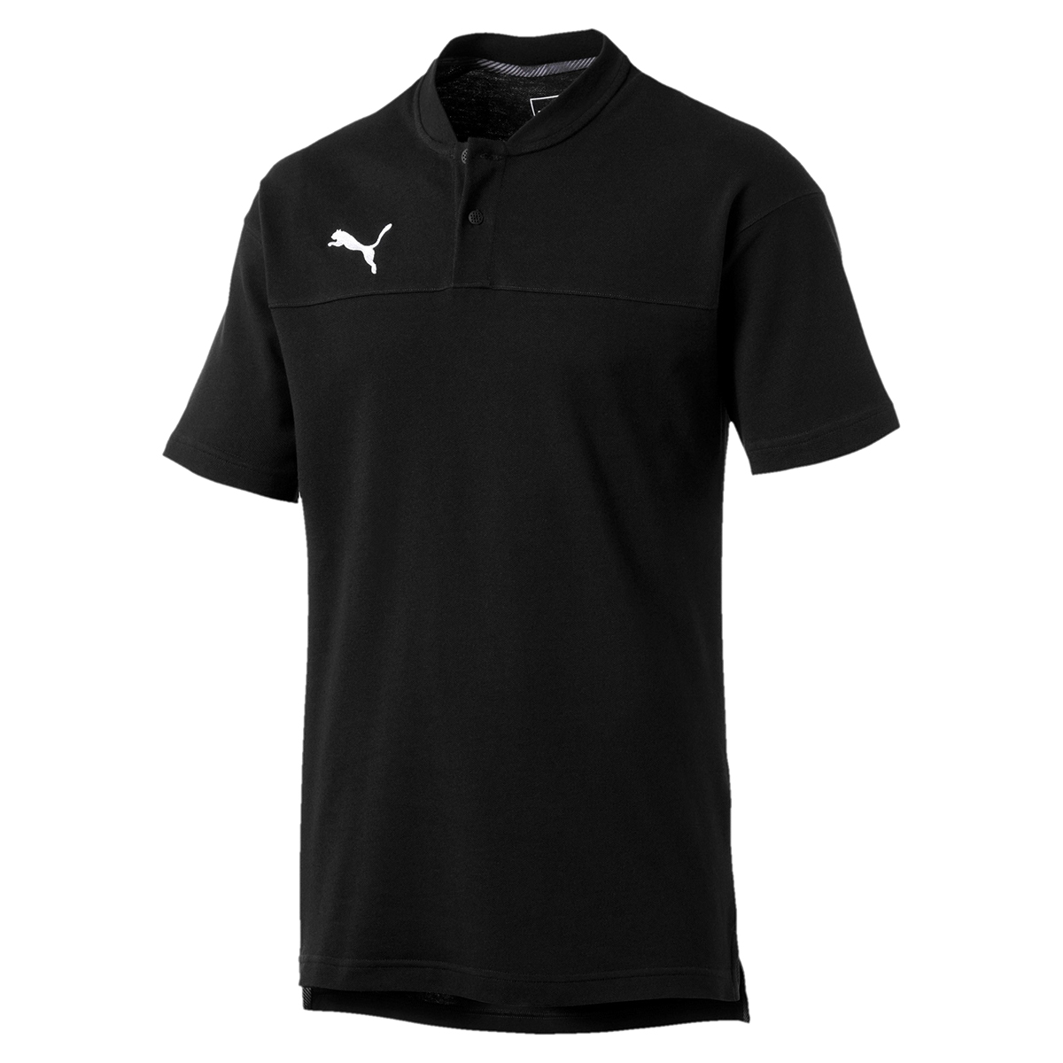 Puma Herren Cup Casuals Polo Poloshirt, Black-Whisper White, M