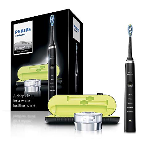 Philips Sonicare DiamondClean Elektrische Zahnbürste, mit UK-Rasierer-Netzstecker