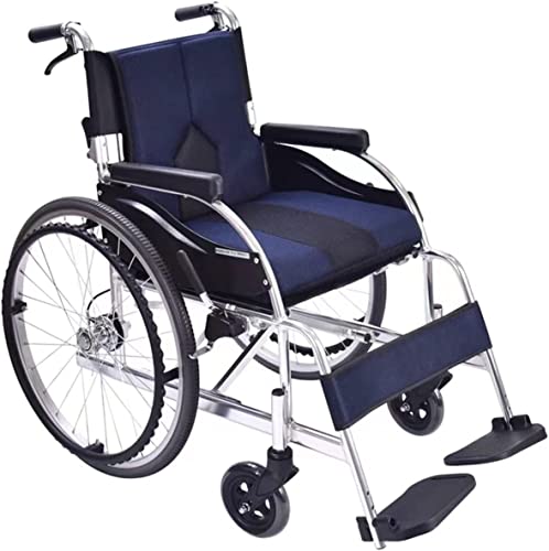 Rollstuhl Transport-Rollstuhl Klappbarer Rollstuhl Transport-Rollstuhl Manuelles Rollstuhl-Pedal aus klappbarer Armlehne aus Aluminiumlegierung mit Handbremse Strandrollstuhl