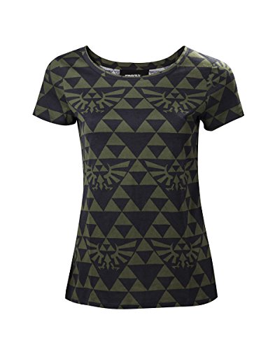 The Legend of Zelda - Green Black Hyrule Women's T-Shirt - Maat XL