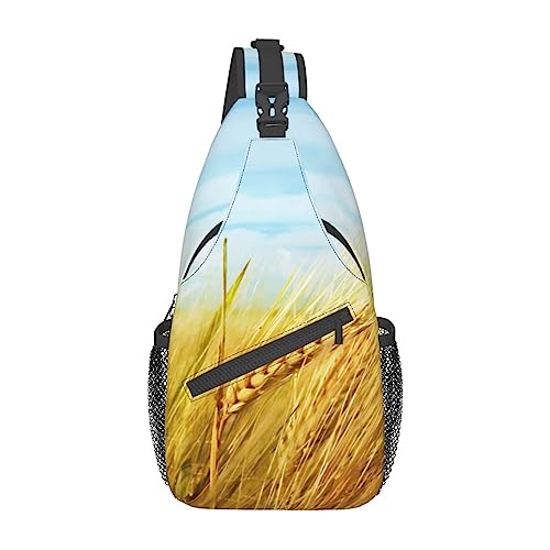 Paddy Schulterrucksack mit Reisfeld-Aufdruck, leicht, faltbar, wasserabweisend, für den täglichen Gebrauch, Schwarz , Einheitsgröße