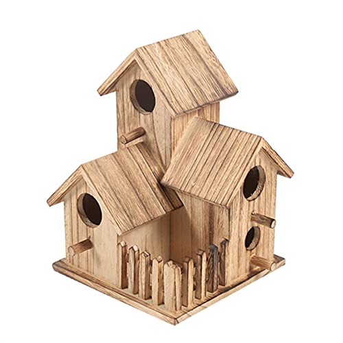 Malen Sie Vogelhaus - Craft Bird Feeder Häuser | DIY Wooden Birdhouse Bauen und bemalen Sie Birdhouse Wooden Arts für Mädchen und Jungen Jildouf