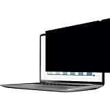 Fellowes Blickschutzfilter und Bildschirmschutz PrivaScreen für 14 Zoll (35,56 cm) Widescreen 16:9 Laptops - - Einfach anbringen und abnehmen mit Quick Reveal Tabs, schwarz