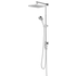 Schulte Duschsystem 'Rain Classic Plus' mit Umsteller, eckig, 148 cm