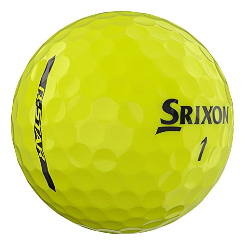 Srixon Unisex-Erwachsene Q-Star 6 TYL Golfball, gelb, Dozen
