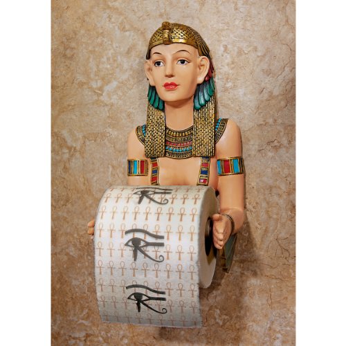 Design Toscano Ägyptische Priesterin A-Kah-Kah-Loo, Papierrollenhalter