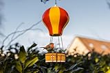 Garden Mile Heißluftballon Vogelfutterstation Neuheit Bunt Hängend Vogelfutterstation Samen Futterstation für Vögel Erdnuss Feeder für Vögel Hängende Vogeltisch Vogelfutterspender für Kleine Vögel