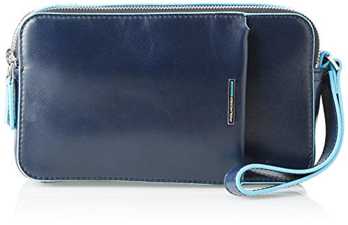 Piquadro , Unisex-Erwachsene portemonnaie, Blau - Blau (Blu Notte BLU2) - Größe: 5x12x21 cm (W x H x L)