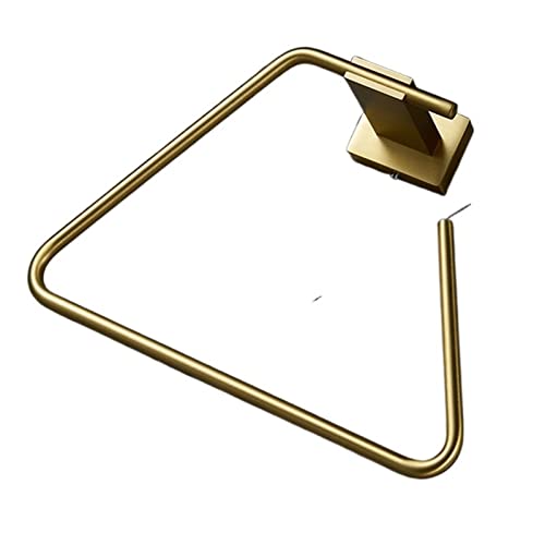 TELoni Kupfer Badezimmer Bar Rack Halter gebürstetes Gold massives Messing Nagel gestanzt Wand montiert Bad Hardware Regal