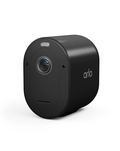 Arlo Pro 5 WLAN Überwachungskamera aussen, 2K UHD, Schwarz, Verbesserte Farbnachtsicht, 160° Blickwinkel, 2-Wege Audio, mit 30-tägigem Secure Plan Testzeitraum
