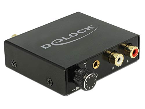 Delock Konverter Digital Audio zu Analog HD mit Kopfhörerverstärker