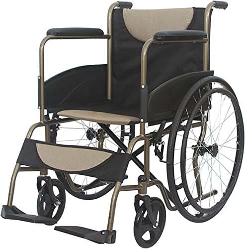 Rollstuhl Aluminiumrollstuhl Leichter zusammenklappbarer Transit-Reiserollstuhl Faltbarer Rollstuhl Mobiler Rollstuhl für ältere behinderte Roller Strandrollstuhl