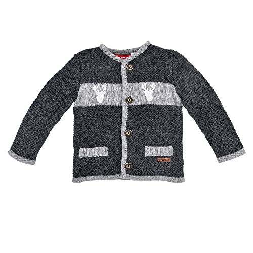 Bondi Baby Jungen Strickjacke Trachtenjacke Pullover (as3, Numeric, Numeric_80, Normal)