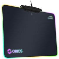 SPEEDLINK Orios RGB Gaming Mousepad - Gaming-Mauspad mit RGB-Beleuchtung (Mikrotextur-Oberfläche - Anti-Rutsch Unterseite - USB-A-Stecker), Schwarz