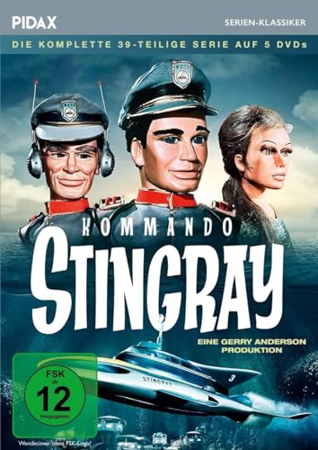 Kommando Stingray / Die komplette 39-teilige Serie von Gerry Anderson ("UFO", "Thunderbirds", "Space Cops“) (Pidax Serien-Klassiker) [5 DVDs]