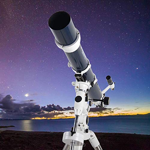 Spacmirrors Praktisches Teleskop-Teleskop für professionelle Erwachsene, Astronomie-Anfänger, Refraktor-Teleskop für Astronomie, Limit Star 12,5, Sucherspiegel 6 x 30, Brennweite 1000 mm mit Stativ