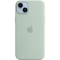 Apple Original iPhone 14 Plus Silikon Case mit MagSafe Agavengrün