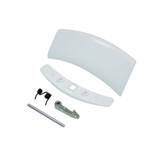 Weiß Tür Griff Kit für Zanussi Waschmaschine entspricht 50292022006