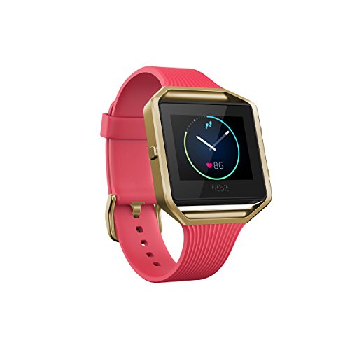 Fitbit Blaze Touchscreen Bluetooth Gold,Pink Sportuhr