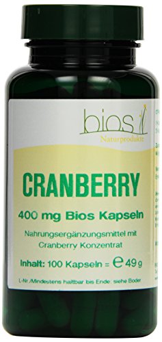 Bios Cranberry 400 mg, 100 Kapseln, 1er Pack (1 x 49 g)