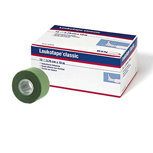 BSN medical Leukotape classic, Tapeverband 3,75cm x 10m, 5 Rollen grün