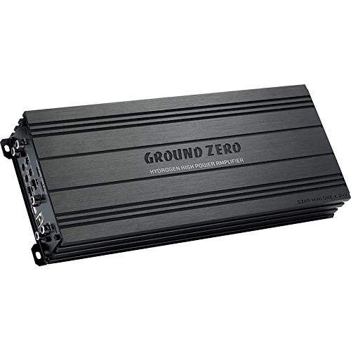 Ground Zero GZHA Mini ONE-K 24V - 1-Kanal Endstufe für 24V Betrieb mit 1200 Watt (RMS: 1000 Watt)