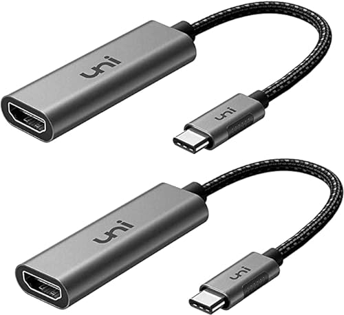 uni USB C auf HDMI Adapter 4K@60hz, 2 Pack