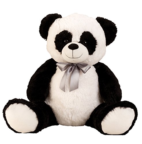 Lifestyle & More Großer Pandabär Kuschelbär XL 80 cm groß Plüschbär Kuscheltier Panda samtig weich - zum liebhaben