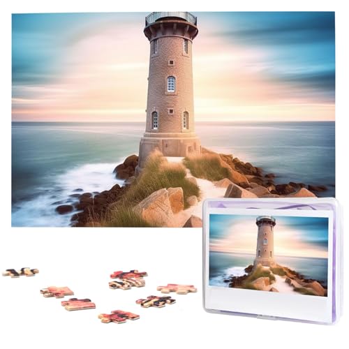 Jigsaw Puzzles 1000 Teile Für Erwachsene Strand Leuchtturm Jigsaw Puzzle Coole Tier Weihnachten Puzzle Geschenk Puzzle Für Familie Größe 75 X 50 cm