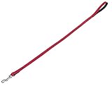 Nobby Leine VELOURS, rot (Lollipop), L: 100cm, B: 18mm, 1 Stück