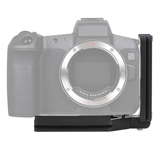 Topiky L-Plattenhalterung, Metall-Schnellwechselplatte Vertikale Aufnahme L-Halterung mit 1/4-Zoll-Schraublöchern für Canon EOS-R-Kameras spiegellose