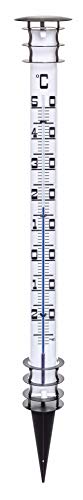 TFA Dostmann Jumbo analoges Gartenthermometer, 12.2002, mit Erdspieß, schwarz