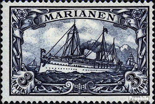 Prophila Collection Marianen (Dt. Kolonie) 18 mit Falz 1901 Schiff Kaiseryacht Hohenzollern (Briefmarken für Sammler) Seefahrt/Schiffe