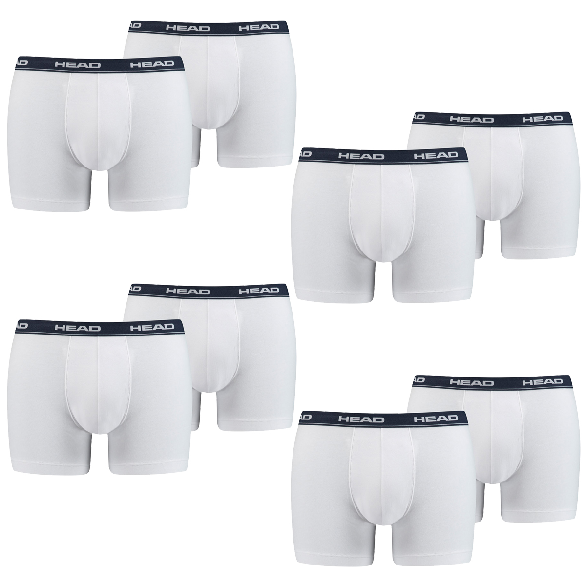 8 er Pack Head Herren Boxer Boxershorts Basic Pant Unterwäsche