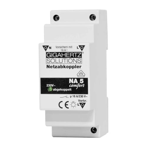 Gigahertz Solutions Netzabkoppler 1 St. NA5 Schaltspannung (max.): 230 V/AC 16 A 2300 W Restwelligkeit: 8 mV